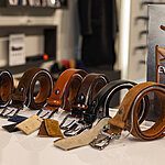 An assortment of belts, by Seb Duper